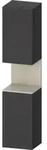 Duravit Hochschrank Qatego 40x36x1760cm, 2 T, An r, T m/Gr ma