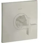 hansgrohe Fertigset Axor Citterio HF UP-THM, mit Kreuzgriff, Edelstahl-Optik