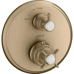 hansgrohe Fertigmontageset Axor Montreux UP-THM, m Absp-vtl, Kreuz, brush. bron