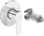 Duravit Fertigset UP-Brause-Einhebelmischer D-Code Keramikmischsystem, rund, 27 l,