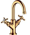 hansgrohe Zwei-Griff-Waschtischarmatur 160 Axor Montreux m KrG, ZugstAblGar, f HWB,