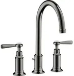 hansgrohe 3-Loch-Waschtischarmatur 180 Axor Montreux A 175mm, m H-Gr, ZugstAblGar, po