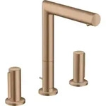 hansgrohe 3-Loch-Waschtischarmatur 200 Axor Uno A 183mm, m Z-Griff, ZugstAblGar, b r