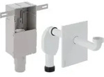 Geberit UP-Geruchsverschluss d 50/56mm, WEK u FBS, hor, Kunststoff, we