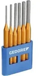 Gedore Splinttreiber-Satz inkl. PVC-Halter, 6-teilig, Stahl/Lackierung, Silber/Kupfer