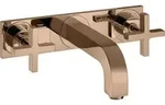 hansgrohe Fertigmontageset Axor Citterio UP-3-Loch-Waschtischarmatur, m Kreuzgr.,