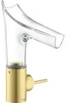 hansgrohe Waschtisch-Einhebelmischer Axor Starck V 140 m Glas, unverschlie&szlig;