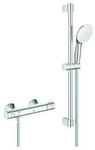 Grohe Thermostat-Brausebatterie Grohtherm 800 34565_2 mit Brausegarnitur 600mm chrom