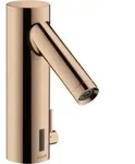 hansgrohe Elektronischer Waschtischmischer Axor Starck m Temp.-Reg., Batteriebetr.,