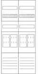 Eaton Z&auml;hlerfeld 1050mm, 4ZP, 5pol. ZSD-Z27B0019
