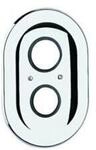 Grohe Rosette oval 47188 225x150 f&uuml;r Automatic 2000/Sentosa alt chrom (47188000)
