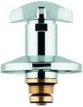 Grohe Oberteil 11505 f&uuml;r UP-Ventile Trecorn Griff Markierung rot 3/4" chrom
