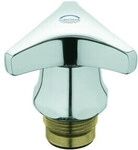 Grohe Oberteil 11104 mit Trecorn Griff Markierung blau 3/4" chrom