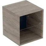 Geberit Seitenelement One 45x49,2x47cm, Nussb hick./Mela Holzst.
