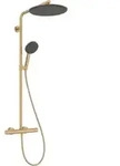 hansgrohe S-Pipe Raindance Alive S Puro 1jet, EcoSmart, 8 l/min, brushed bronze