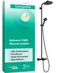 hansgrohe Showerpipe ACT S 240 1j Wannen-THM Eco matt-schwarz