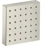 hansgrohe Fertigmontageset Axor Starck UP-Brausemod, 120x120mm, Edelstahl-Optik