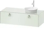 Duravit Waschtischunterschrank White Tulip 130x55cm, 1 AZ m G, Beck. re, we s-matt