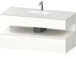 Duravit Einbauwaschtisch-M&ouml;bel-Set Qatego 120x55x60cm, we hgl,
