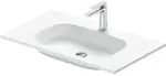 Duravit Waschtisch DuroCast Plus Sivida 82x48,5cm, mit Hahnloch, wei&szlig; seidenmatt