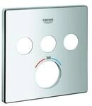 Grohe Rosette 49042 f&uuml;r SmartControl UP-THM eckig mit 3 ASV chrom (49042000)