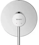 Duravit Fertigmontageset Circle UP-Brause-Einhebelmischer, Rosette rund, chrom