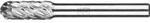 PFERD TOOLS Hartmetall Hochleistungsfr&auml;sstift ALLROUND Walzenrund WRC &Oslash;...