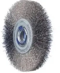 PFERD TOOLS POS Rundb&uuml;rste breit ungezopft RBU &Oslash;200x25xvariable Bohrung