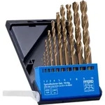 PFERD TOOLS Spiralbohrer-Set 10-tlg. INOX HSSE N DIN 338 f&uuml;r z&auml;he und harte