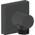 Duravit Wandanschlussbogen DN 15, o. Handbrausenh., Ros. eck., sw m