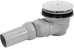 Duravit Duschwannenablauf PuraVida d= 9cm, Abgang waagerecht, wei&szlig;