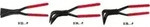 Bessey Falzzange 90&deg; gebogen (PVC-beschichtete Griffe) D351-60-P