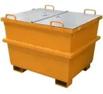 Bauer S&uuml;dlohn Universalcontainer UC 750, lackiert, Gelborange