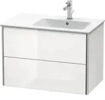 Duravit Waschtischunterschrank XSquare 81x47,8x56cm, 2 La, B r, wd, f Gr s-matt