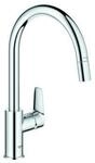 Grohe Einhand-Sp&uuml;ltischbatterie BauEdge 30536 hoher Auslauf azb. Laminarbrause chrom