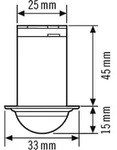 ESYLUX Decken-Pr&auml;senzmelder DALI-2 PDC360/8miniBMSDALI2