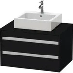 Duravit Waschtischunterschrank Ketho 80x55cm, E s, f AWT mitt., 2 Schubk.