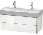 Duravit Waschtischunterschrank XSquare 98,4x46cm, we m, 2 Schubk., wandh&auml;ngend