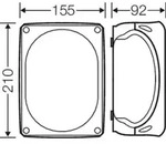 HENSEL Kabelabzweigkasten KF 1600 ohne Klemmen W&auml;nde ohne Vorpr&auml;gung