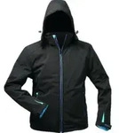 Wintersoftshelljacke Uranos Gr.XL schwarz/blau