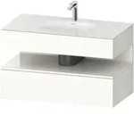 Duravit Einbauwaschtisch-M&ouml;bel-Set Qatego 100x55x60cm, w g,