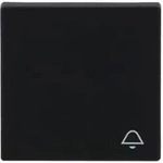 Busch-Jaeger Wippe mit Aufdruck schwarz matt 2520 KI-885