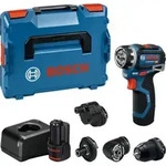 Bosch Schrauber GSR 12V-32 FC, 2x GBA 12V 2.0Ah, diverse Aufs&auml;tze, L-BOXX