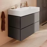 hansgrohe Waschtischunterschrank Xilesa E 980x470mm, 2 SBK PushO., schiefergr ma