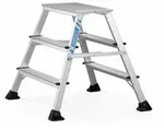 Zarges XLstep P - Podest breit 2 x 3 Stufen