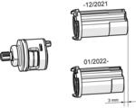 Hansa Umsteller, automatisch 59914116 automatische R&uuml;ckstellung, Brause/Wanne)