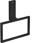 hansgrohe Handtuchring Axor Uni Rectangular eckig, schwenkbar, mattschwarz