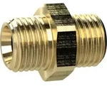 Riegler Doppelgewindenippel, zylindrisch, G 3 a., G 3 a., SW 95, Messing