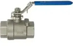 Riegler Edelstahlkugelhahn, 2-teilig, Innen-/Innengewinde, G 1 1/2, DN 40