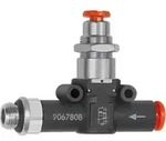 Riegler 3/2-Wegeventil, pneum. NC, Schlauch - Gewinde, G1/4, Schl.8